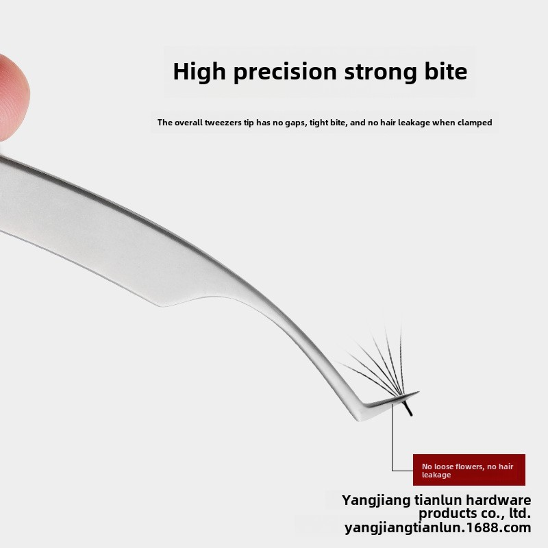 12.5cm Spot Stainless Steel Eyelash Extension Tweezers Specially Designed Ukrainian Eyelash Teacher Training College Beauty Type