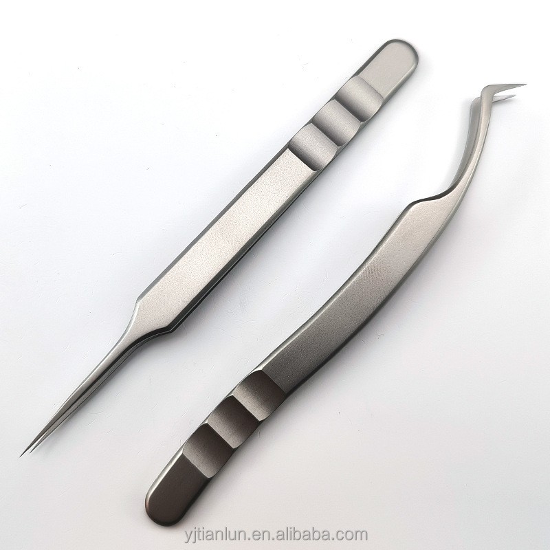 12.5cm Spot Stainless Steel Eyelash Extension Tweezers Specially Designed Ukrainian Eyelash Teacher Training College Beauty Type