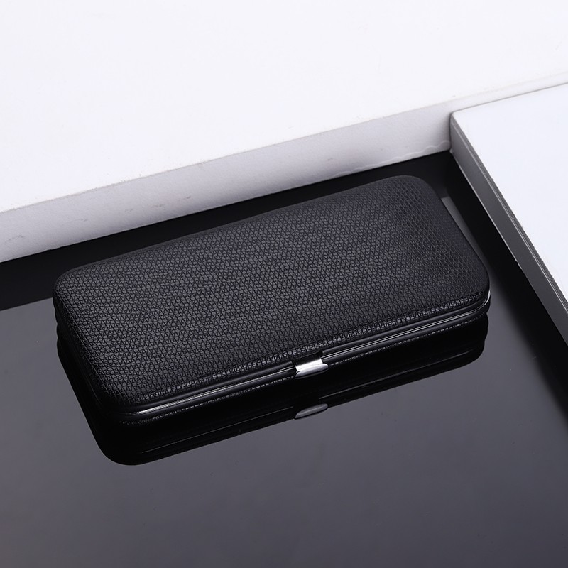 High Quality PU Leather Case for Eyelash Tweezers Stock Multi-Piece Storage Grafted  Eyelash Tweezers  High-End Tweezers Case