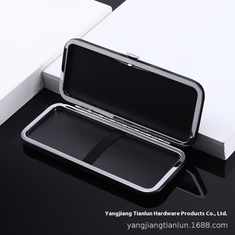 High Quality PU Leather Case for Eyelash Tweezers Stock Multi-Piece Storage Grafted  Eyelash Tweezers  High-End Tweezers Case
