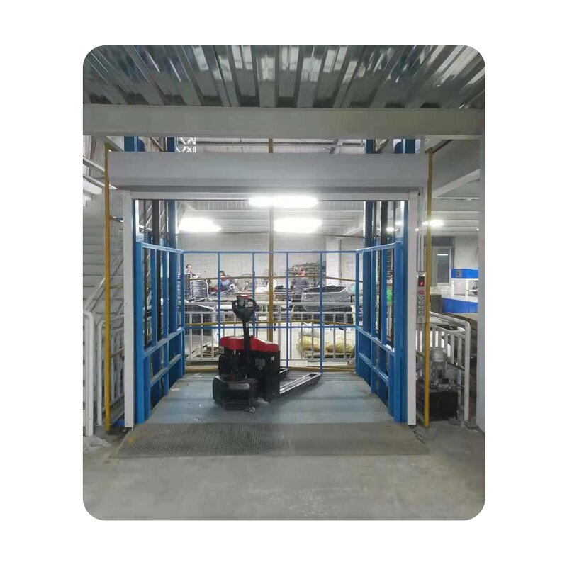 Goods Lift Supplier - Hydraulic Freight Elevator Dual Guide Rails