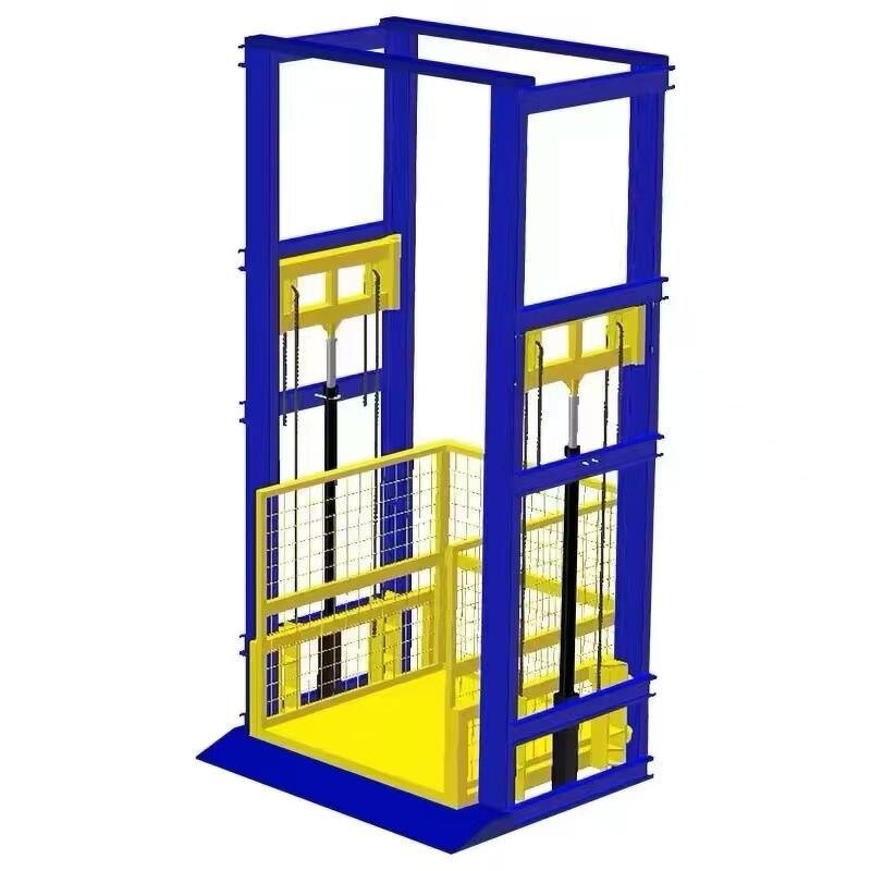 Stair Cargo Lift Supplier - Wall Mounted 3-10 Ton Industrial Guide Rail