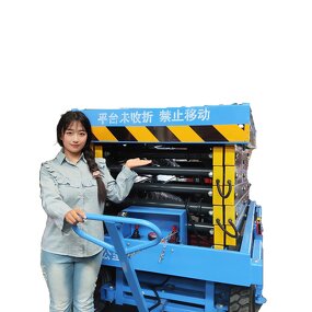 Electric Scissor Lift Manufacturer - for Machinery Repair Shops Lightweight