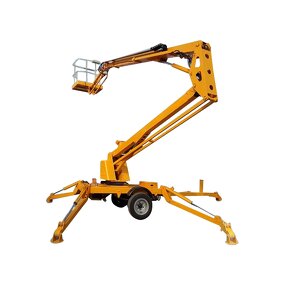 Boom Lift Supplier - 12m Telescopic Hydraulic Crawler Spider Trailer