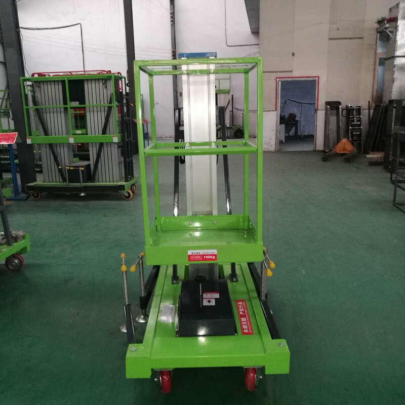 Hydraulic Lift Manufacturer - Customized Height10m Single/Double Mast Aluminum