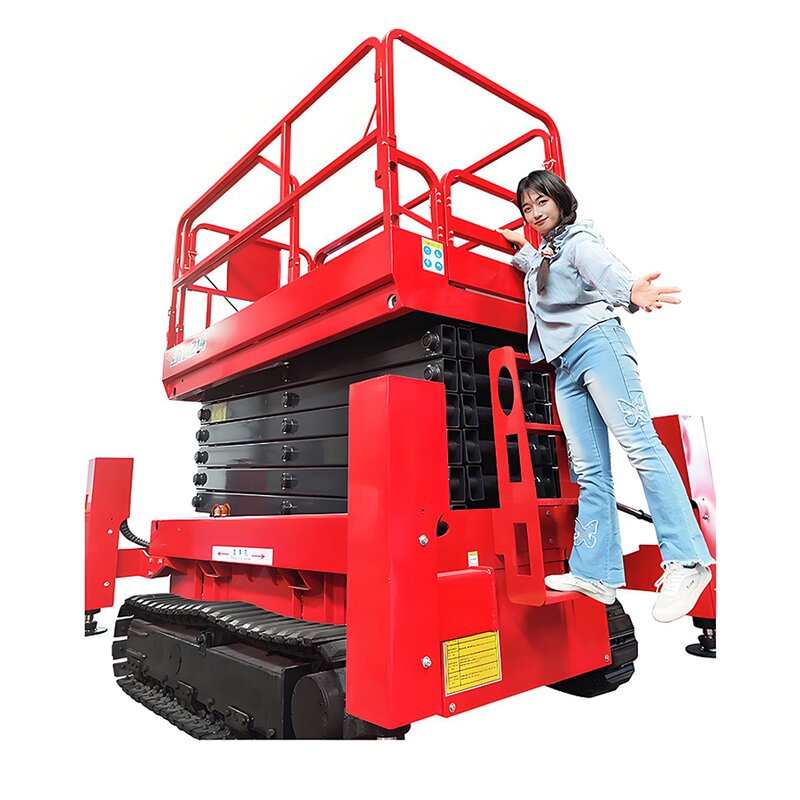 Crawler Scissor Lift Supplier - Hot Sale Large Platform Bi-levelling Man Lift