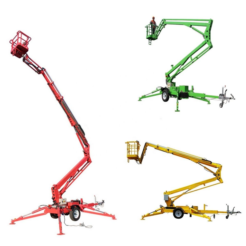 Boom Lift Supplier - Factory Price Towable Articulated Spider
