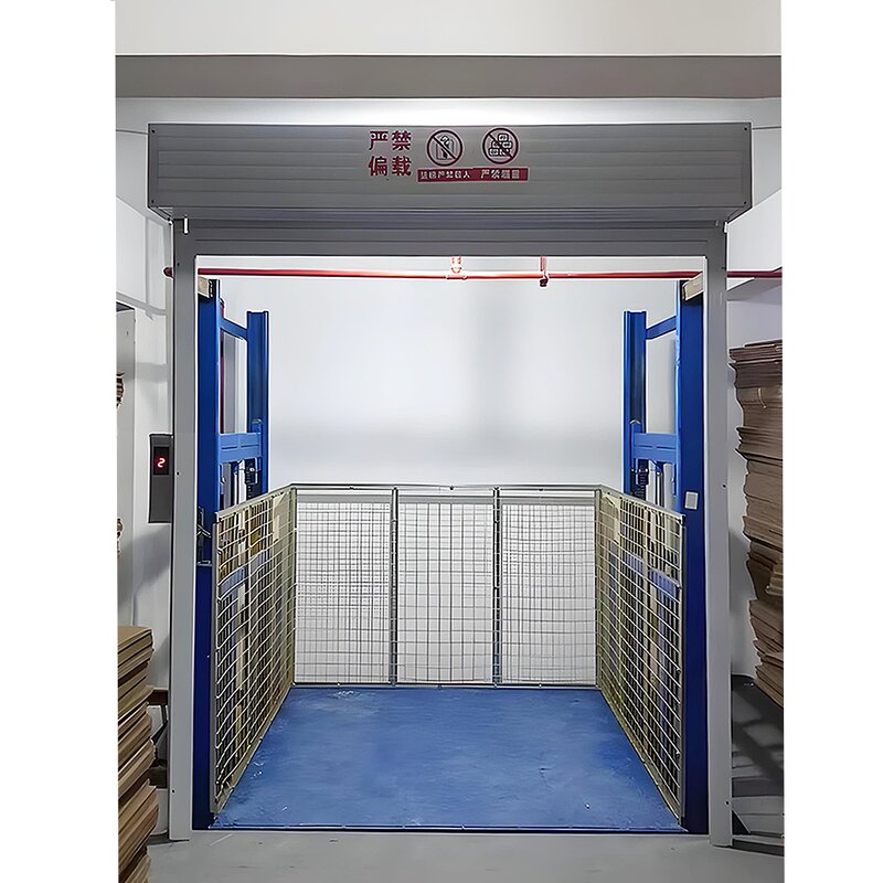 Cargo Lift Factory - Compact Vertical Hydraulic for Small Warehouse