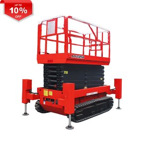 Crawler Scissor Lift Manufacturer - 4-12m Electric Track Rough Terrain Ce Iso