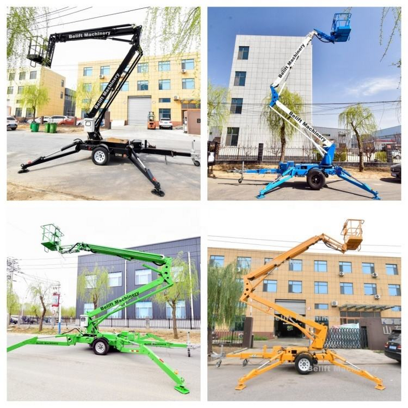 Boom Lift Supplier - Factory Price Towable Articulated Spider