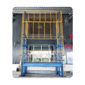 Freight Elevator Factory - Double Guide Rail Winch/Hydraulic Outdoor
