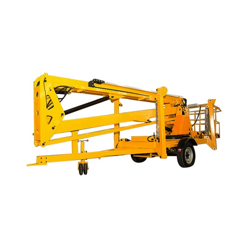 Boom Lift Supplier - 12m Telescopic Hydraulic Crawler Spider Trailer