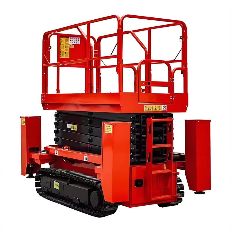 Battery Scissor Lift Factory - Powered 6-12m Skylift Mobile Crawler Self Propelled