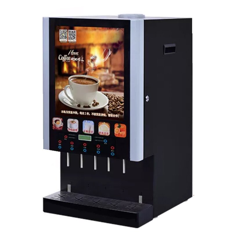 Coffee Machine Supplier - Customizable 6 Flavors Hot Cold Beverages Light Box