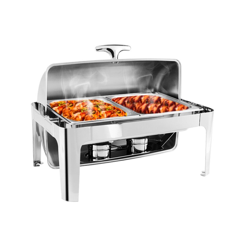 Chafing Dish Set Supplier - Stainless Steel Rectangle Buffet Dish Food Heater
