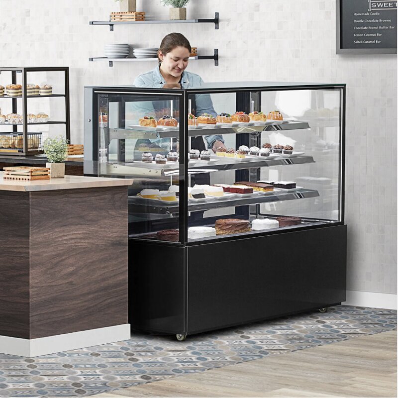 Showcase Freezer Manufacturer - Single-Temperature LED Back Sliding Door Countertop