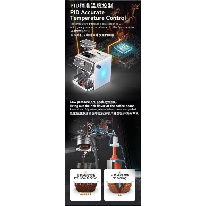 Coffee Machine Manufacturer - Basic Push-button Tabletop Smart Grinder Mixer