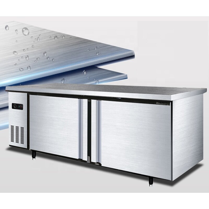 Salad Bar Fridge Manufacturer - Single Temperature Pizza Prep Counter Top Display