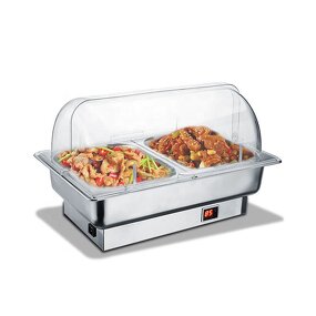 Chafing Dish Set Manufacturer - Acrylic Rectangle Stainless Steel Buffet Set