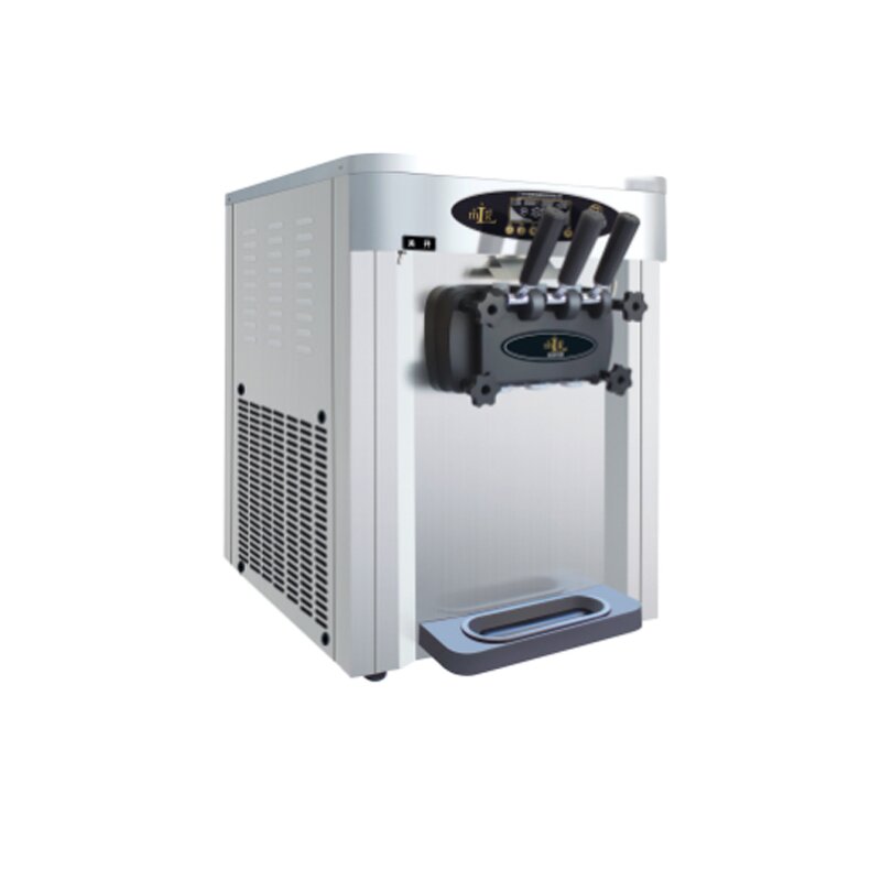 Soft Ice Cream Machine Supplier - Fully Automatic Stainless Steel Desktop Automatic Cleaning