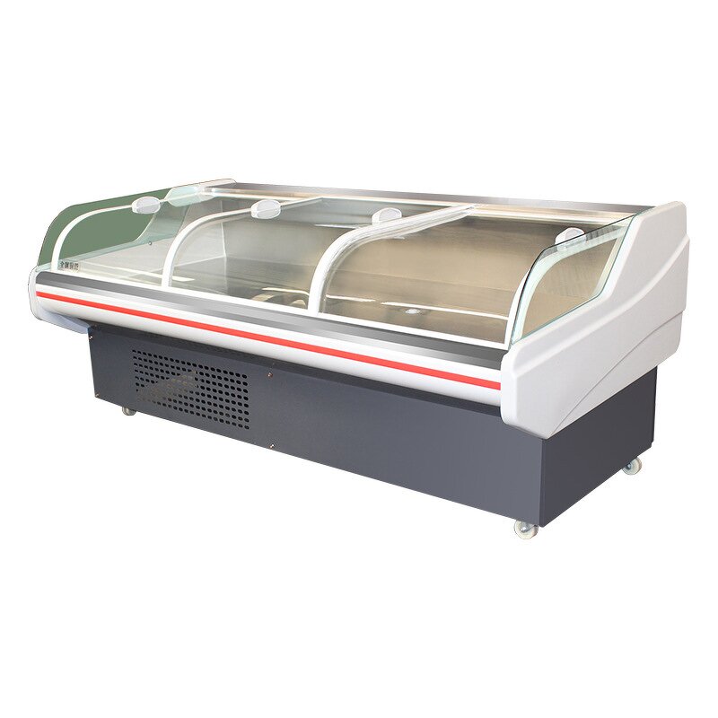 Meat Display Chiller Manufacturer - Supermarket Glass Door Chiller Fresh Meat Fridge
