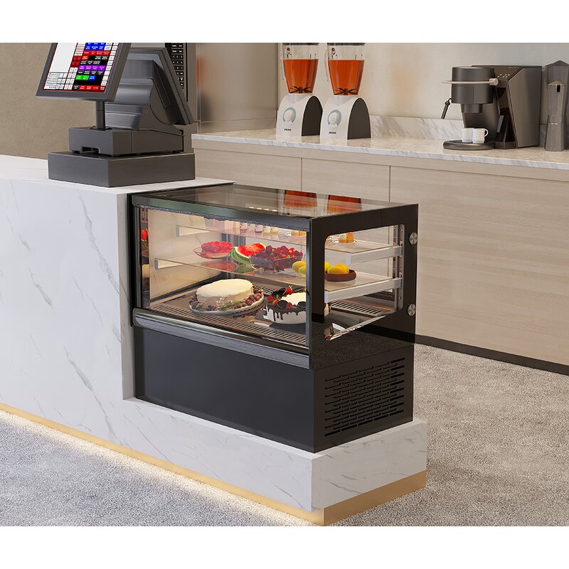 Bakery Display Case Manufacturer - Refrigerated Cake Cabinet Freezer Display Door