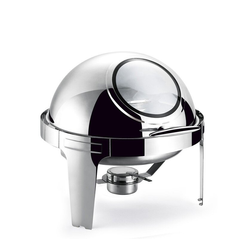 Roll Top Chafing Dish Supplier - 9L Stainless Steel Buffet Stove Food Warmer