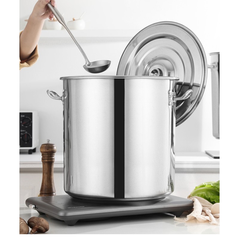 Stock Pot Soup Bucket Supplier - Commercial Stainless Steel Thickened for Hotel Restaurant