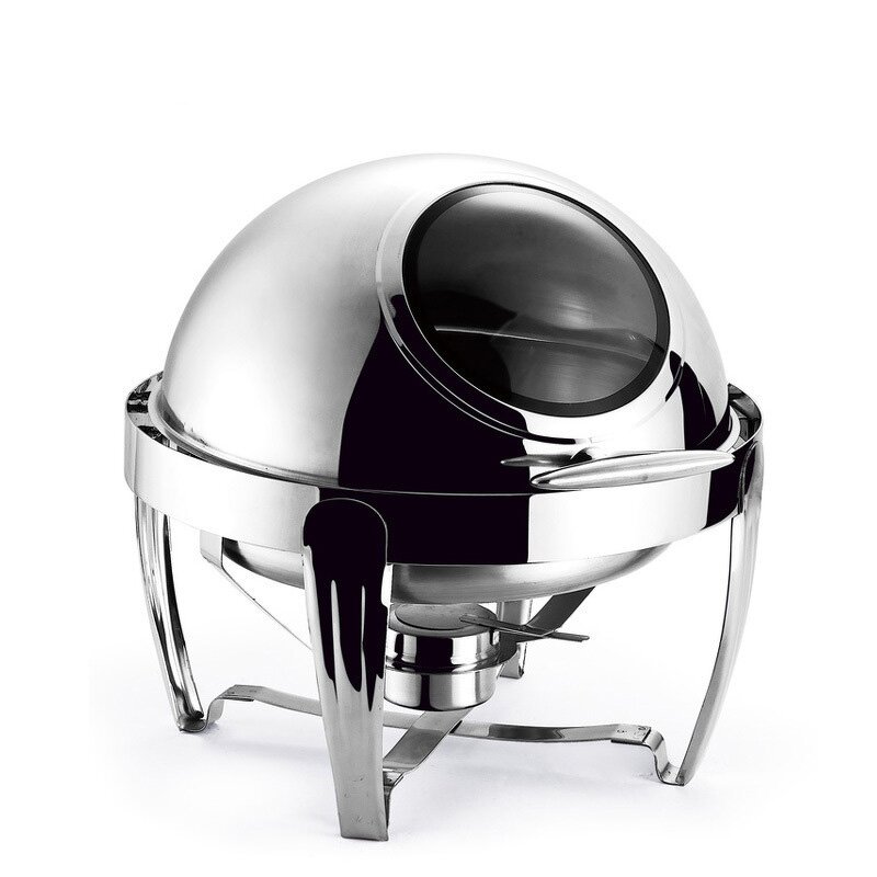 Roll Top Chafing Dish Supplier - 9L Stainless Steel Buffet Stove Food Warmer