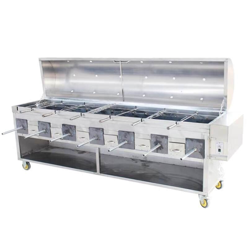 Gas Stove Fryer Factory - Six Head Double Gas Fryer Noodles Machine