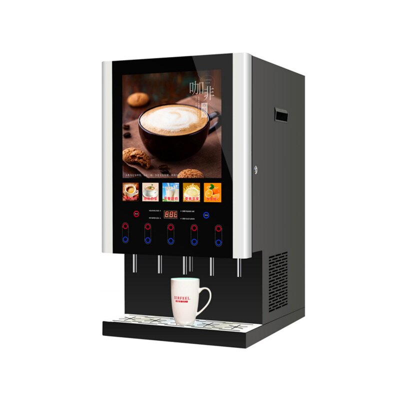 Instant Coffee Machine Factory - 6 Flavor Hot and Cold Commercial Coffee Machine