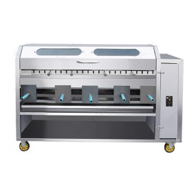 Smokeless BBQ Grill Manufacturer - Galvanized Steel Charcoal Gas Glass Visual