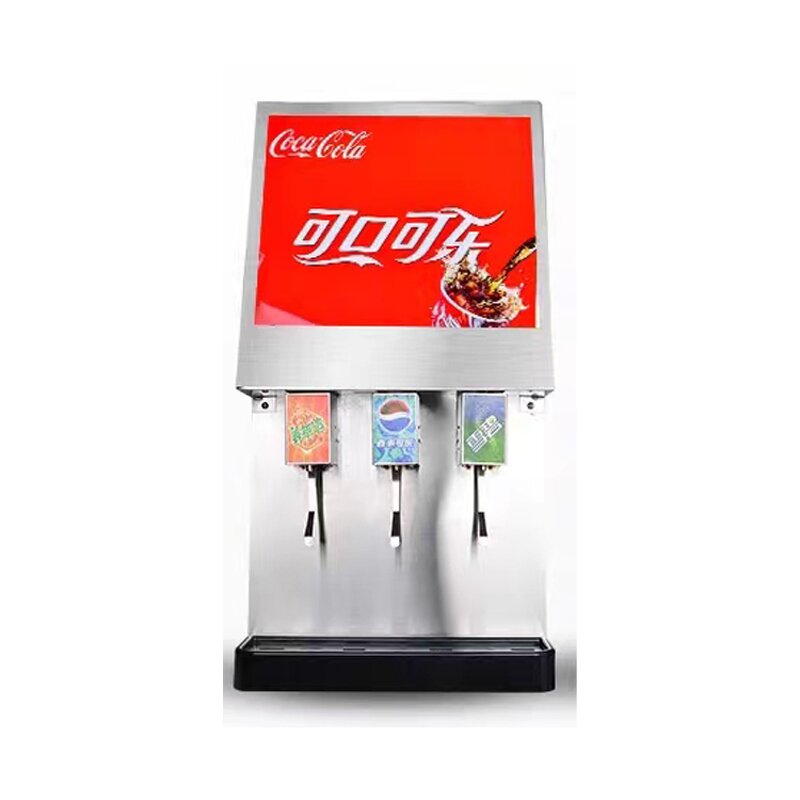 Cola Dispenser Factory - 4 Valve Stainless Steel Cold Cola Dispenser Bottled