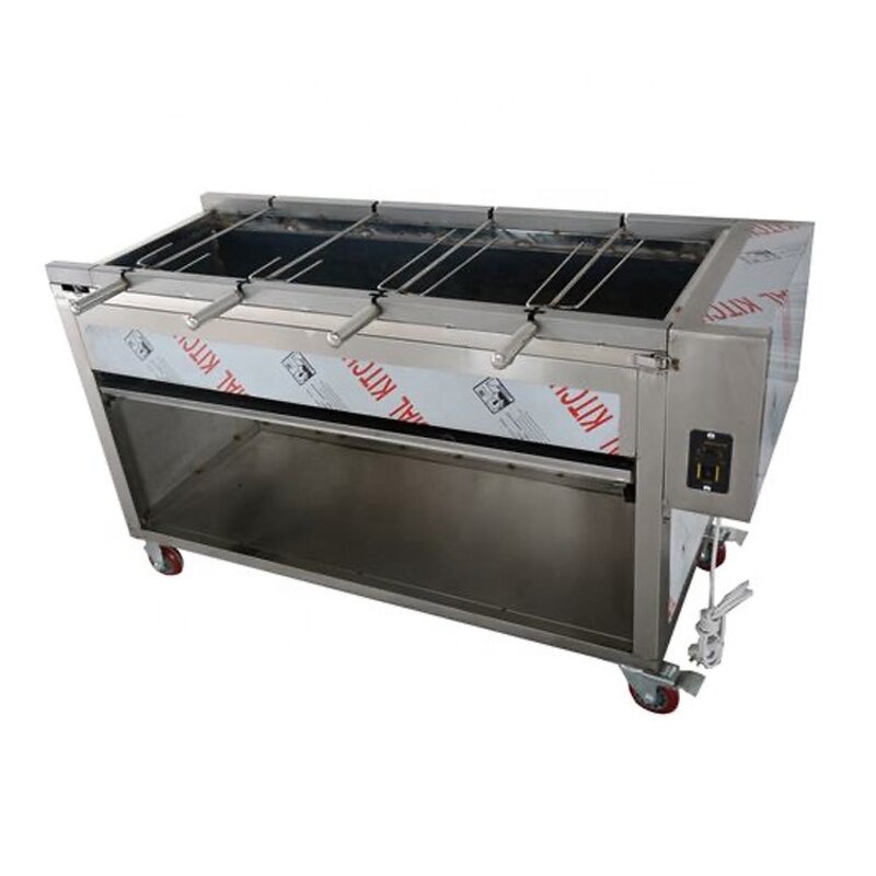 Charcoal Oven Supplier - 6 Head Commercial Roast Chicken Roast Fish Multi-functional