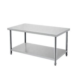 Stainless Steel Kitchen Table Supplier - Customized Workbench Shelf Sink Support