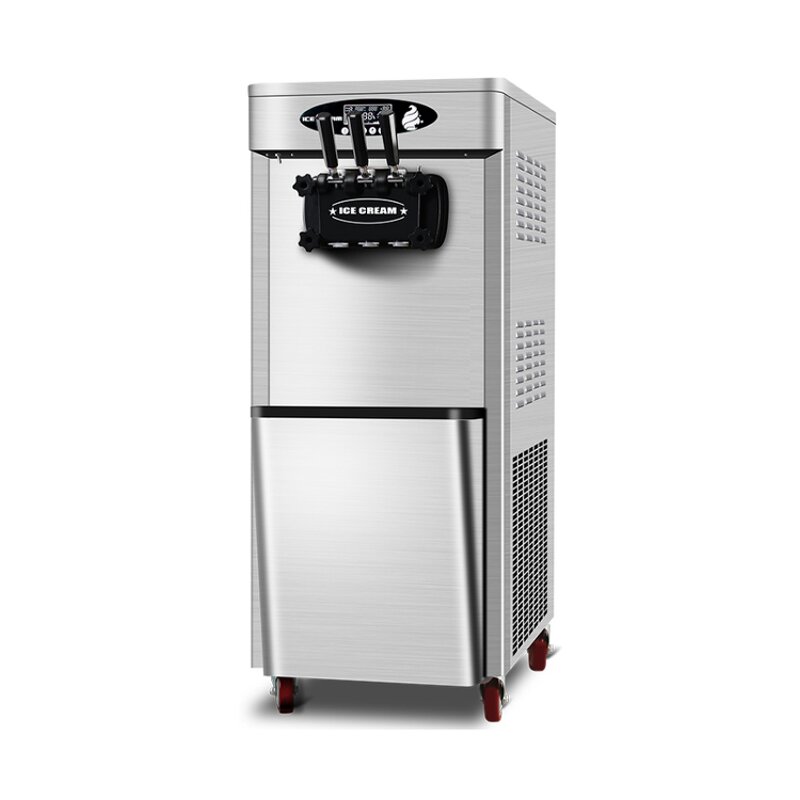 Soft Ice Cream Machine Supplier - Fully Automatic Stainless Steel Desktop Automatic Cleaning