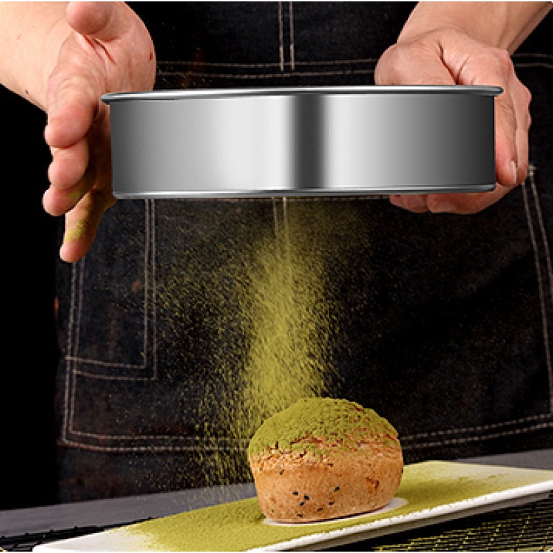 Flour Sifter Manufacturer - 40/60 Mesh Stainless Steel Round Sieve Baking Tools