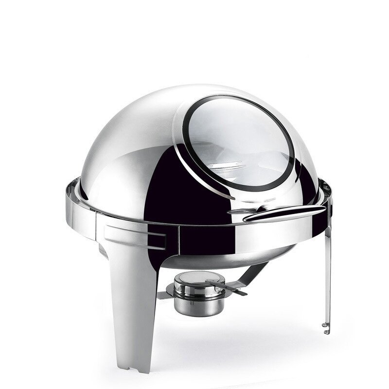 Roll Top Chafing Dish Supplier - 9L Stainless Steel Buffet Stove Food Warmer