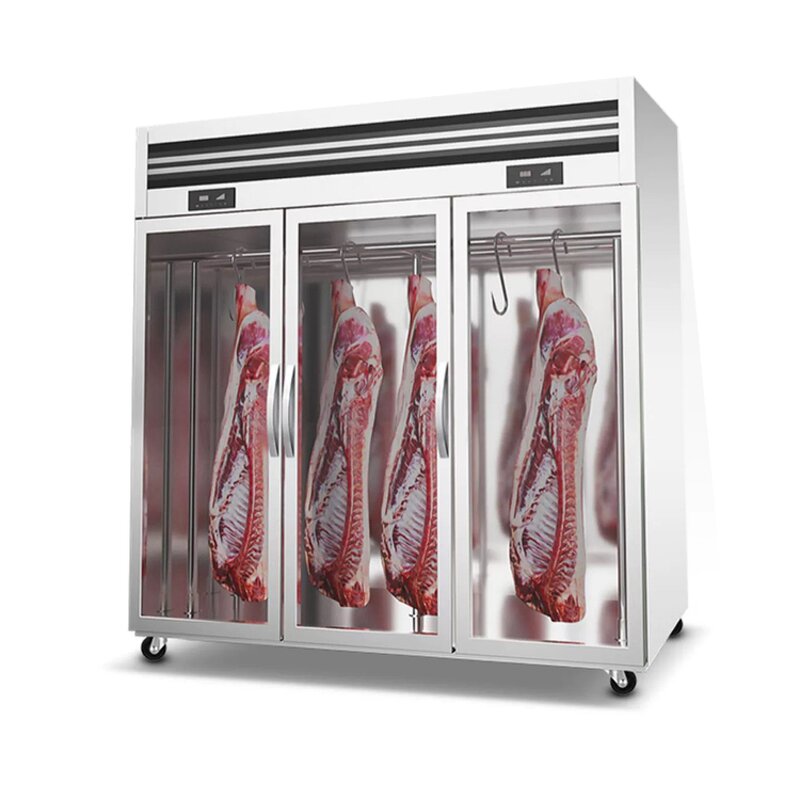 Vertical Display Cabinet Manufacturer - Single-Temperature for Frozen Meat with Hook