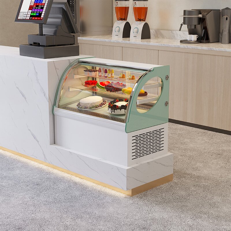 Bakery Display Case Manufacturer - Refrigerated Cake Cabinet Freezer Display Door