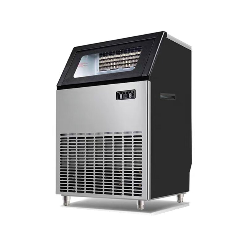 Ice Maker Factory - 40kg Daily Output LED Automatic Cleaning Square Ice