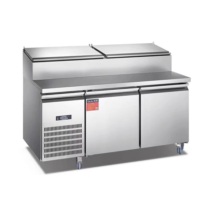 Stainless Steel Work Table Supplier - Thickened Large Capacity Salad Pizza Refrigeration