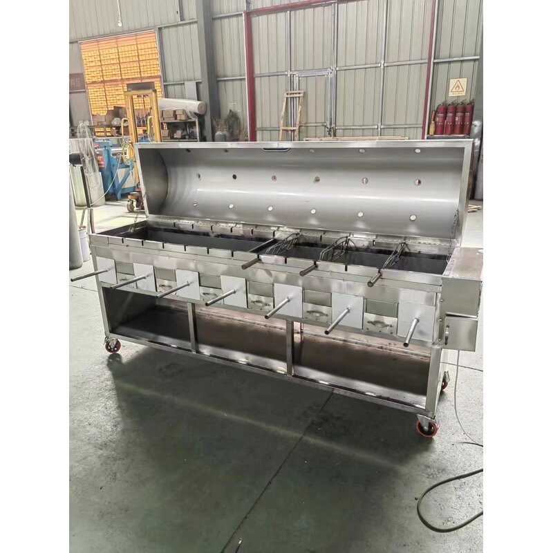 Gas Stove Fryer Factory - Six Head Double Gas Fryer Noodles Machine