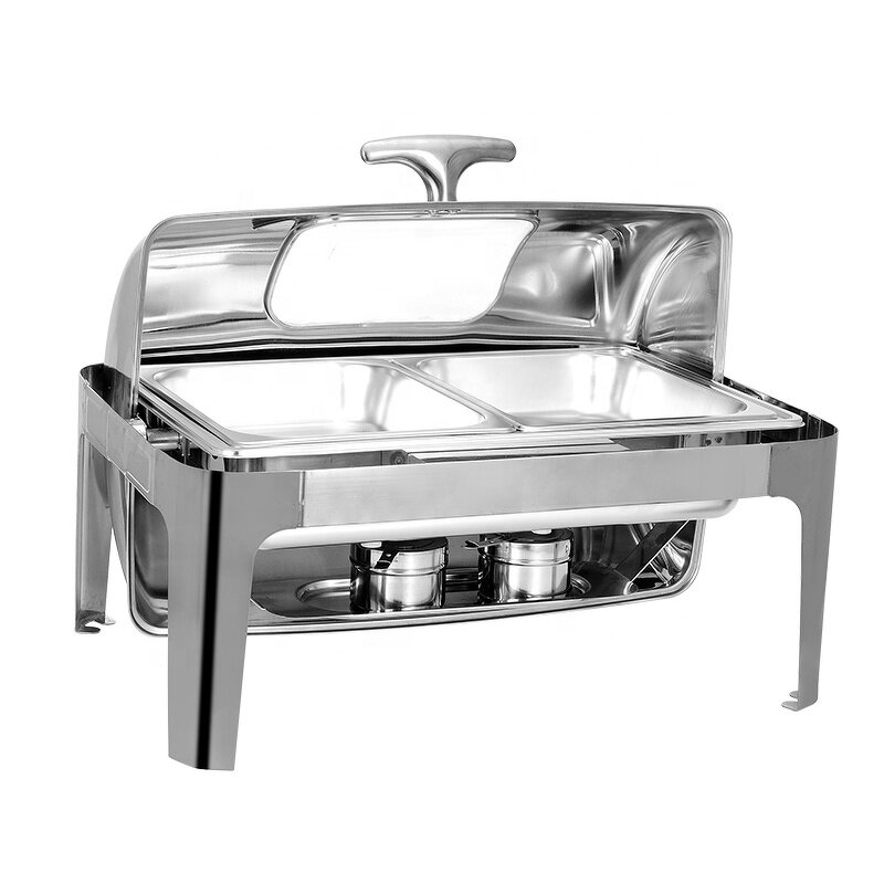 Buffet Stove Manufacturer - Square Thickened Stainless Steel Insulation Clamshell 3L 5L