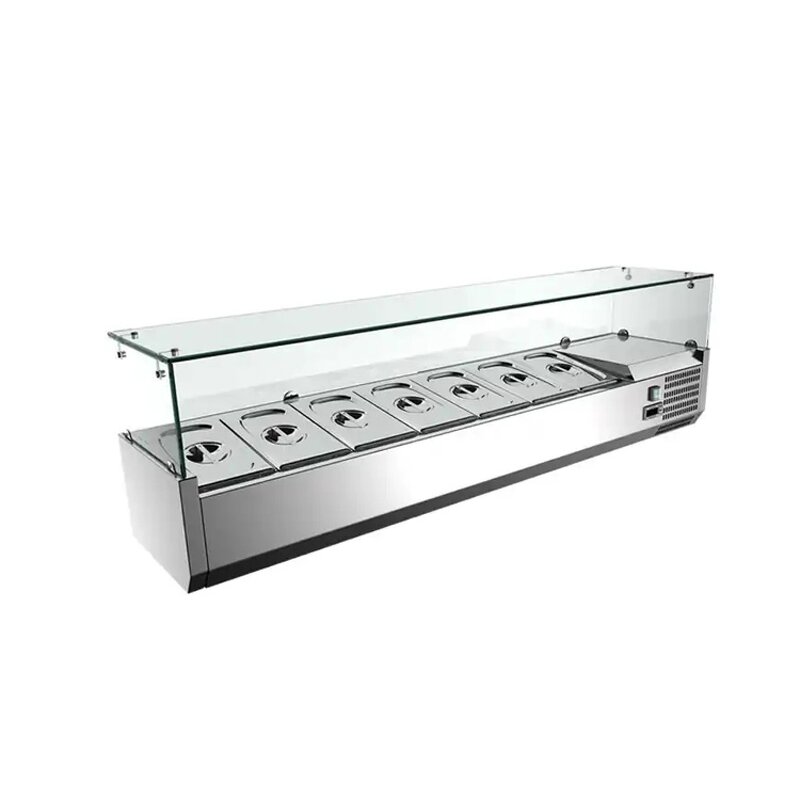 Stainless Steel Work Table Supplier - Thickened Large Capacity Salad Pizza Refrigeration