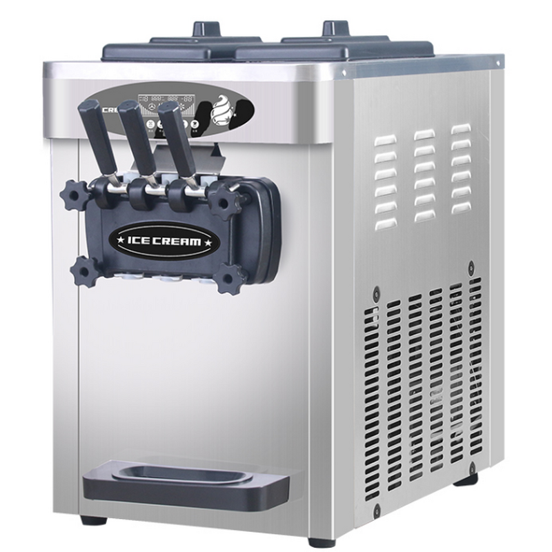 Soft Ice Cream Machine Supplier - Fully Automatic Stainless Steel Desktop Automatic Cleaning