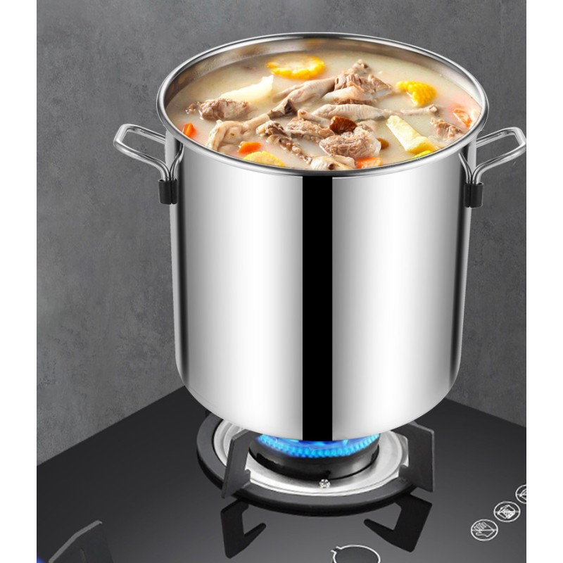Stock Pot Soup Bucket Supplier - Commercial Stainless Steel Thickened for Hotel Restaurant