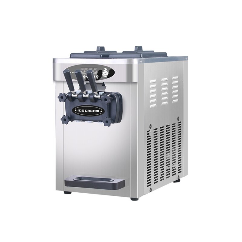 Soft Ice Cream Machine Supplier - Fully Automatic Stainless Steel Desktop Automatic Cleaning