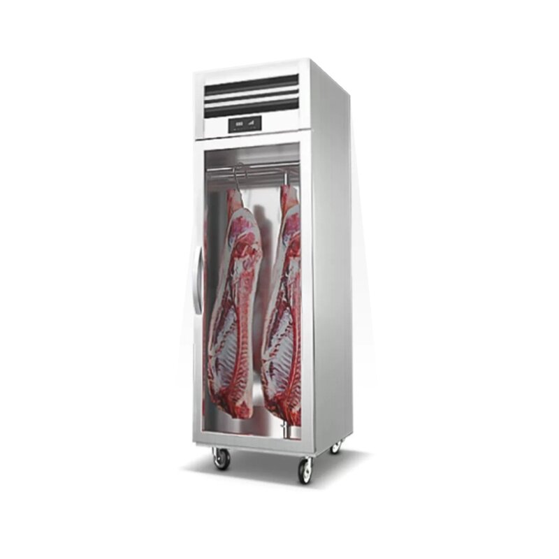 Meat Display Cabinet Factory - Three-Door Cold Storage Direct Cooling Glass Acid