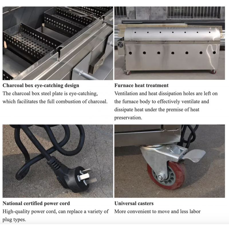 Roast Leg of Lamb Stove Supplier - Eight-head Stainless Steel Commercial Outdoor